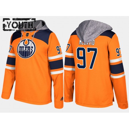 Edmonton Oilers Connor McDavid 97 N001 Pullover Mikiny Hooded - Dětské 